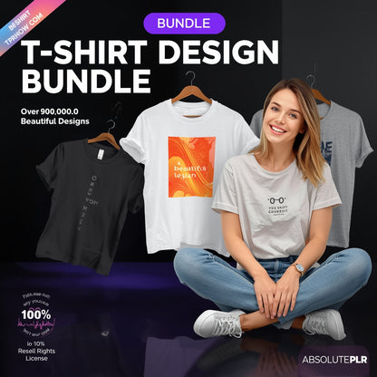 900,000 T-Shirt Designs (with Full Resell Rights!)